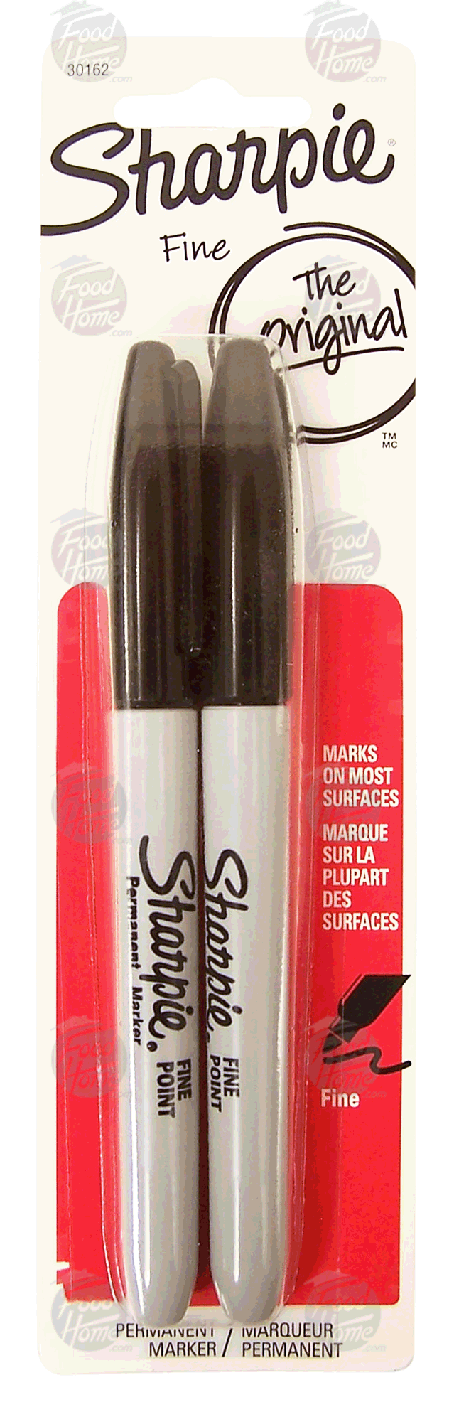 Sharpie  permanent marker fine point black ink, bi-pack Full-Size Picture